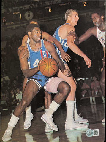 Oscar Robertson & Siegfried Autographed Magazine Page Photo Beckett BP55293