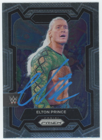 Elton Prince WWE Authentic Signed 2024 Panini Prizm #124 Card BAS #BS86879
