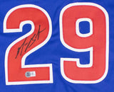 Michael Busch Signed Chicago Cubs Jersey (Beckett) Cubbie / 1st Baseman