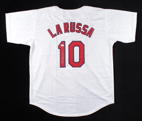 Tony La Russa Signed St Louis Cardinals Jersey (JSA COA) 4xNL Manager o/t Year