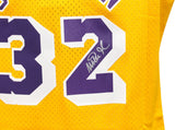 Magic Johnson Signed Swingman Los Angeles Lakers M&N Jersey Beckett 40851