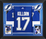 Lightning Alex Killorn Authentic Signed Blue Adidas Framed Jersey BAS #BK88792