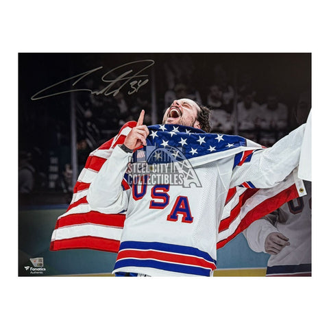 Auston Matthews Autographed Team USA 2026 Olympics 16x20 Hockey Photo - Fanatics