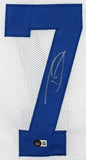 Trevon Diggs Authentic Signed White Pro Style Framed Jersey BAS Witnessed