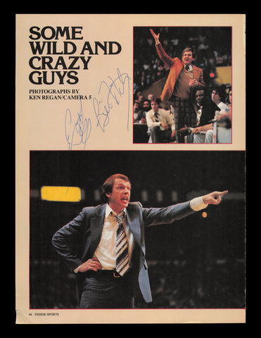 Billy Cunningham & Bill Fitch Autographed Signed 8x11 Magazine Photo SKU #238123