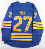 Brad May Signed Buffalo Sabres Fanatics Authentic Jersey "Lets Go Sabres!" (TSE)