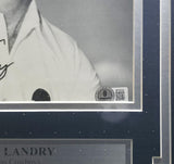 Tom Landry Autographed Framed 8x10 Photo Cowboys Best Wishes Beckett QR #BP55234