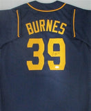 Brewers CY Young CORBIN BURNES Signed Custom Replica Navy Jersey AUTO - JSA