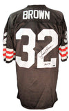 Jim Brown HOF Signed/Inscribed Cleveland Browns Jersey PSA/DNA Steiner 200887