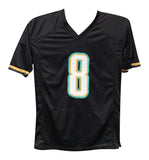 Mark Brunell Autographed/Signed Pro Style Black Jersey Beckett 40261