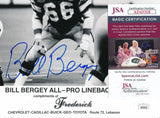 Bill Bergey Autographed 8x10 Photo Philadelphia Eagles JSA