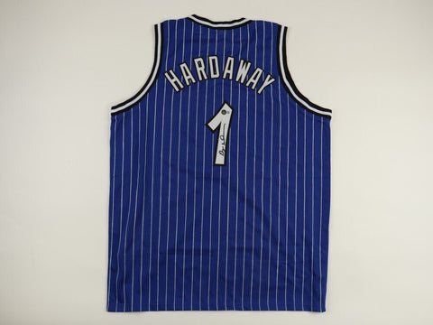 Anfernee (Penny) Hardaway Signed Orlando Magic Jersey (Beckett) 1993 #3 Draft Pk