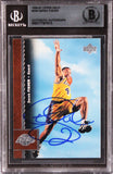 Lakers Derek Fisher Authentic Signed 1996 Upper Deck #238 Card BAS Slabbed