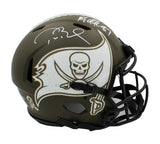 Tom Brady & Rob Gronkowski Signed Tampa Bay Buccaneers Speed Auth STS NFL Helmet
