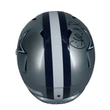 Charles Haley Autographed Dallas Cowboys Full Size Speed Helmet Beckett