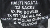Haloti Ngata Signed Black Custom Football Jersey Ravens Beckett 186208