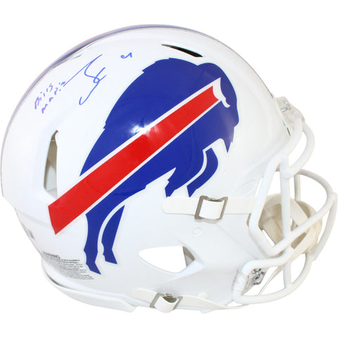 James Cook Signed Buffalo Bills Autographed Authentic Helmet Mafia Beckett 51153