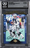 Cowboys Troy Aikman Signed 1996 Upper Deck Jumbos #CA17 5x7 Card BAS Slabbed