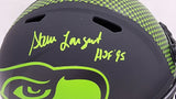 STEVE LARGENT AUTOGRAPHED SEAHAWKS ECLIPSE FULL SIZE HELMET HOF 95 MCS 210456