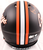 Barry Sanders Signed OSU Cowboys F/S Black Speed Authentic Helmet-Beckett W Holo