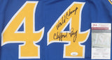 Clifford Ray Signed Golden State Warriors Jersey Inscribed World Champ (JSA COA)