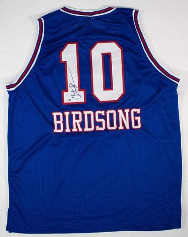 Otis Birdsong Signed Kansas City Kings Jersey (JSA) 1977 #2 Overall Draft Pick