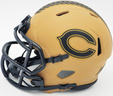 Montez Sweat Signed Bears Camo Brown Salute to Service Speed Mini Helmet JSA