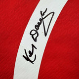 Autographed/Signed Kenny Dalglish Liverpool Red Carlsberg Jersey Beckett