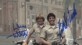 Erik Estrada & Larry Wilcox Signed CHiPs Unframed 8x10 Photo