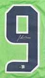 Kenneth Walker III Seattle Signed Green Football Jersey BAS