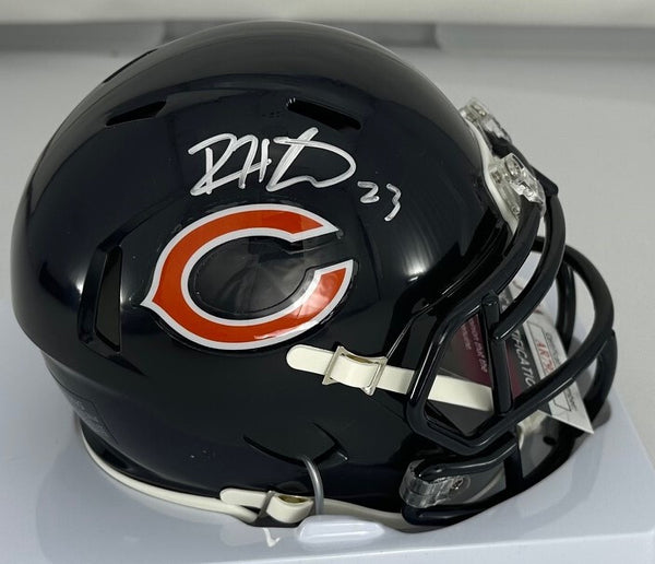 Bears Hall of Famer DEVIN HESTER Signed Riddell Speed Mini Helmet AUTO - JSA
