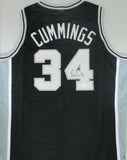 SA Spurs TERRY CUMMINGS Signed Custom Replica Black Jersey AUTO - '83 ROY - JSA