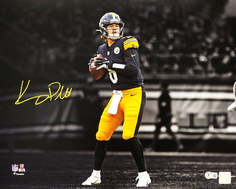 KENNY PICKETT AUTOGRAPHED 16X20 PHOTO STEELERS SPOTLIGHT BECKETT WITNESS 216737