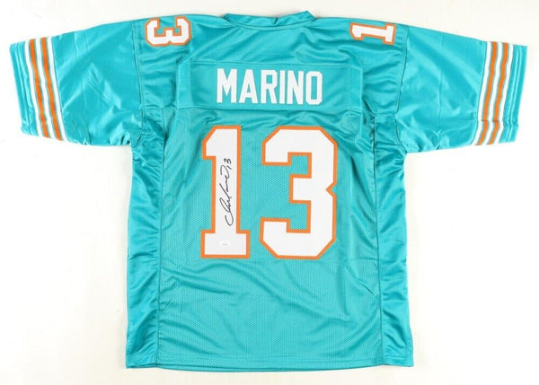 Dan Marino Signed Miami Dolphins Jersey (JSA COA) 9xPro Bowl QB - HOF - 1984 MVP