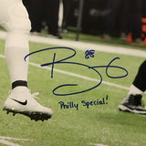 Autographed/Signed TREY BURTON Philly Special SB 16x20 Photo JSA COA