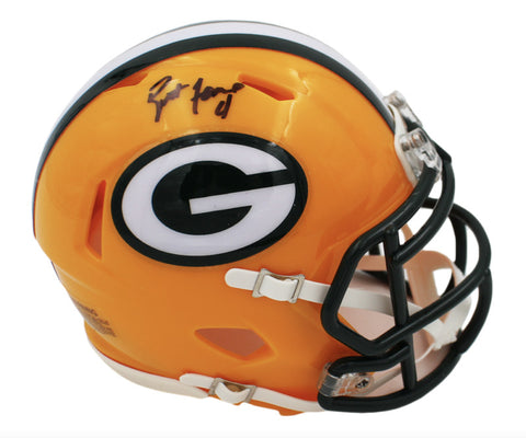 Brett Favre Autographed Green Bay Packers Mini Speed Helmet Radtke