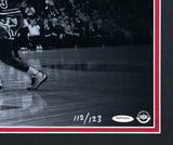 Michael Jordan Autographed Framed 'We Have Lift Off' Photo Bulls /123 UDA Holo