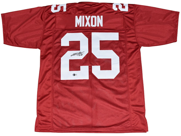 JOE MIXON SIGNED AUTOGRAPHED OKLAHOMA SOONERS #25 JERSEY BECKETT