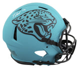 Jaguars Travis Hunter Signed Rave Full Size Speed Proline Helmet BAS Witnessed