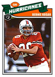 Bernie Kosar Signed Miami Hurricanes Jersey (JSA) National Champions / 1983