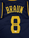 Brewers Outfielder RYAN BRAUN Signed Custom Replica Blue Jersey AUTO - JSA