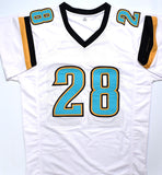Fred Taylor Autographed White Pro Style Jersey w/11,695 Rush Yds.-Beckett W Holo
