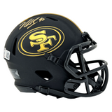 Nick Bosa San Francisco 49ers Signed Riddell Eclipse Mini Helmet BAS Beckett