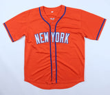 Juan Soto Signed New York Mets Orange Throwback Jersey (Beckett) N.Y. Outfielder