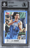 Magic J.J. Redick Authentic Signed 2007 Fleer #52 Card BAS Slabbed