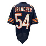 Brian Urlacher Chicago Signed Navy Football Jersey HOF 18 Inscribed BAS