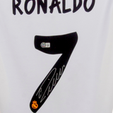 Cristiano Ronaldo Signed Real Madrid Home Soccer Jersey #7 with Beckett COA