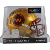 Joe Theismann Signed Washington Football Team Flash Mini Insc. Beckett 49754