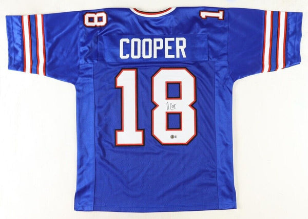 Amari Cooper Signed Buffalo Bills Blue Jersey (Beckett) 5xPro Bowl Wide Receiver