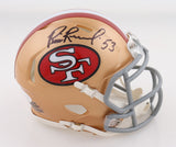 Bill Romanowski Signed San Francisco 49ers Mini-Helmet (JSA COA) 2xPro Bowl L,B.